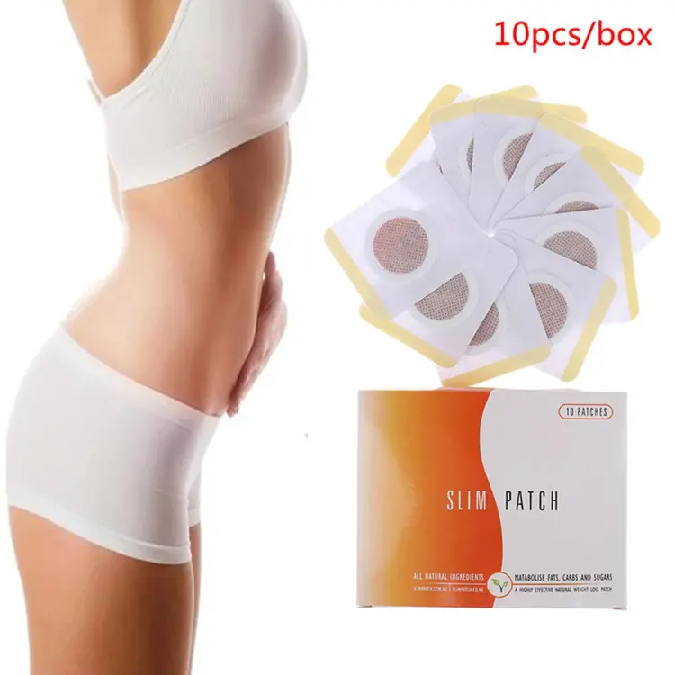 10Pcs Slimming Slim Patch Fat Burning Body Belly Waist Losing Weight Fat Sticke
