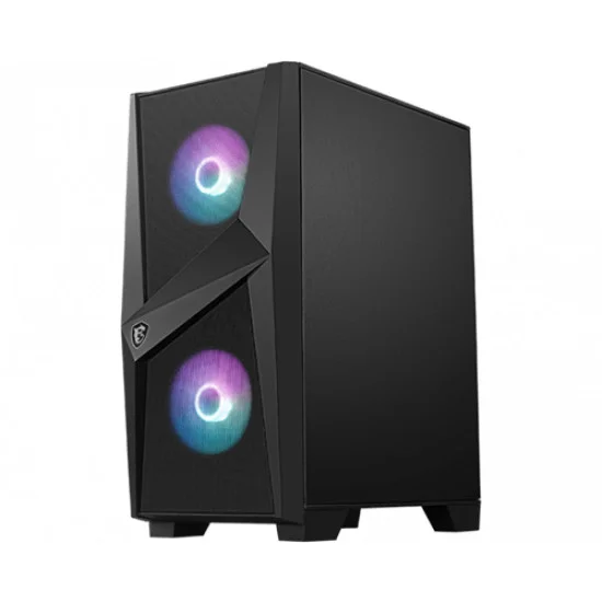 MSI MAG FORGE 100R TG Mid Tower ARGB Chassis Black