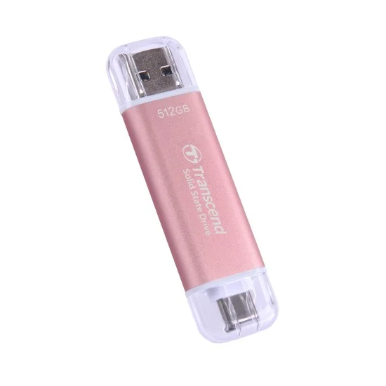 Transcend 512GB ESD310P Type C Portable SSD Pink