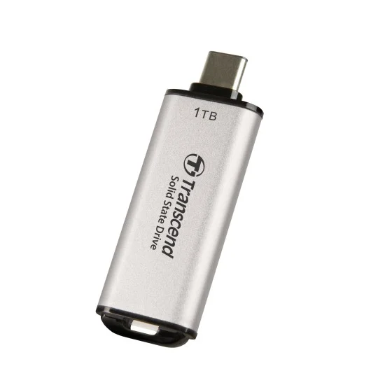 Transcend 1TB ESD300S Type C Portable SSD Silver