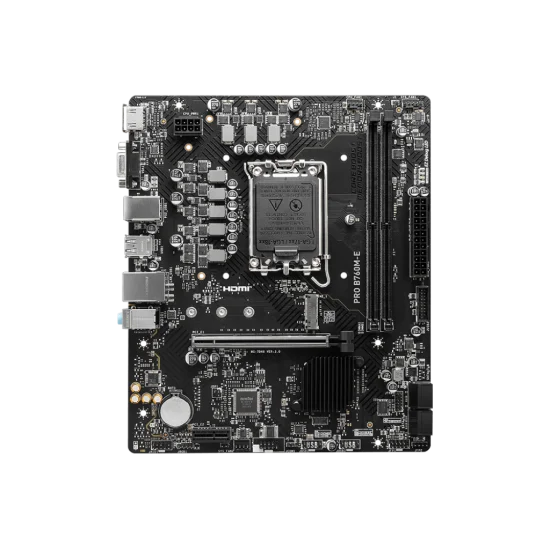 MSI PRO B760M-E DDR5 ATX Motherboard