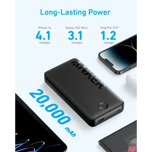 Anker 325 PowerCore 20K Pro 20000mAh 15W Power Bank