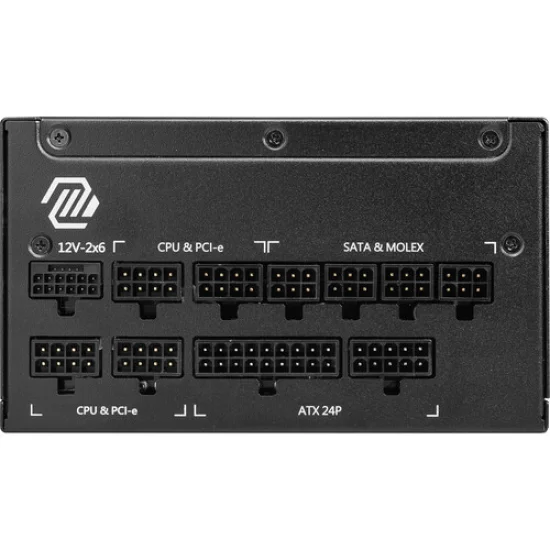 MSI MAG A1000GL PCIE5.1 1000W 80 Plus Gold Modular Power Supply (PSU)