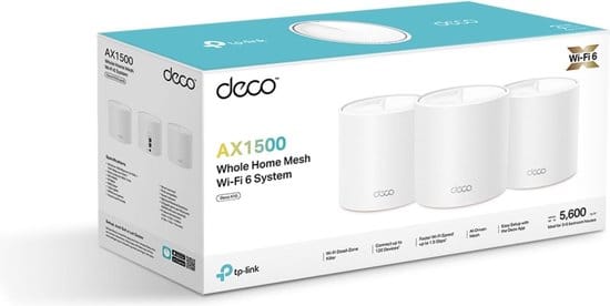 TP-Link Deco X10 AX1500 Dual-Band WiFi 6 Mesh Router (1 Pack)
