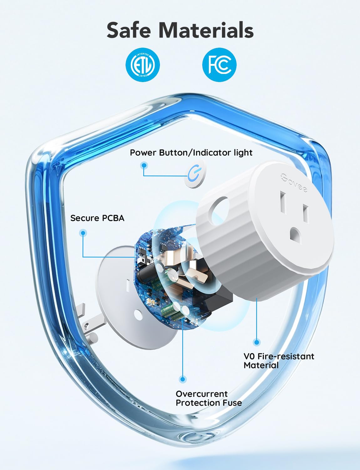 Govee Smart Plug with Alexa & Google Assistant 4 Pack