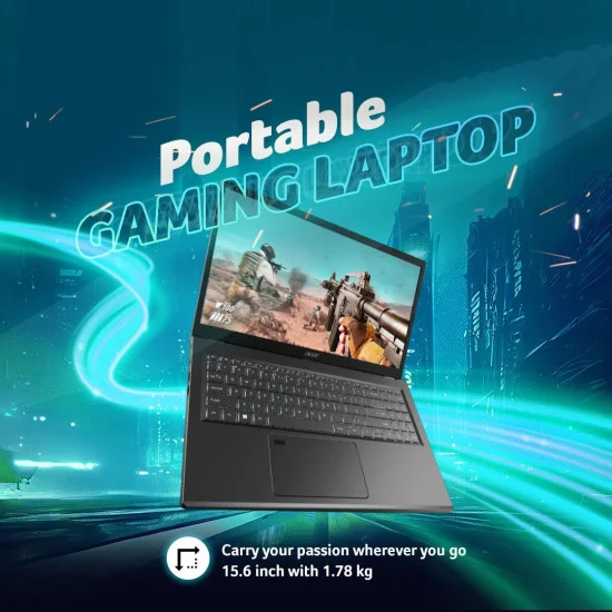 ACER ASPIRE 5 A515-58GM-5394 Intel 13th Gen Core I5 -1335U 8GB DDR4 RAM 512GB Gen4 NVMe RTX 2050 15.6 Inch FHD Gaming Laptop