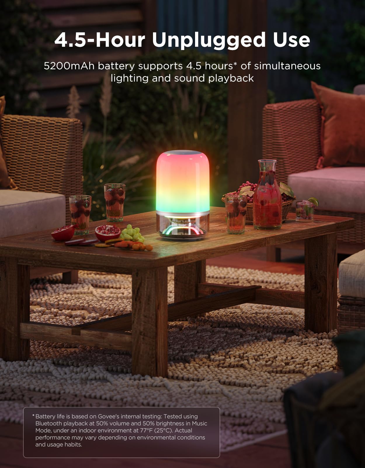 GoveeTable Lamp 2 Pro x Sound by JBL