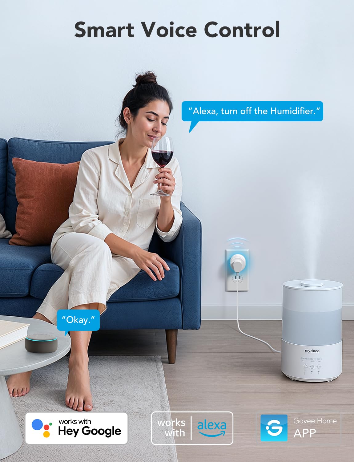 Govee Smart Plug with Alexa & Google Assistant 4 Pack