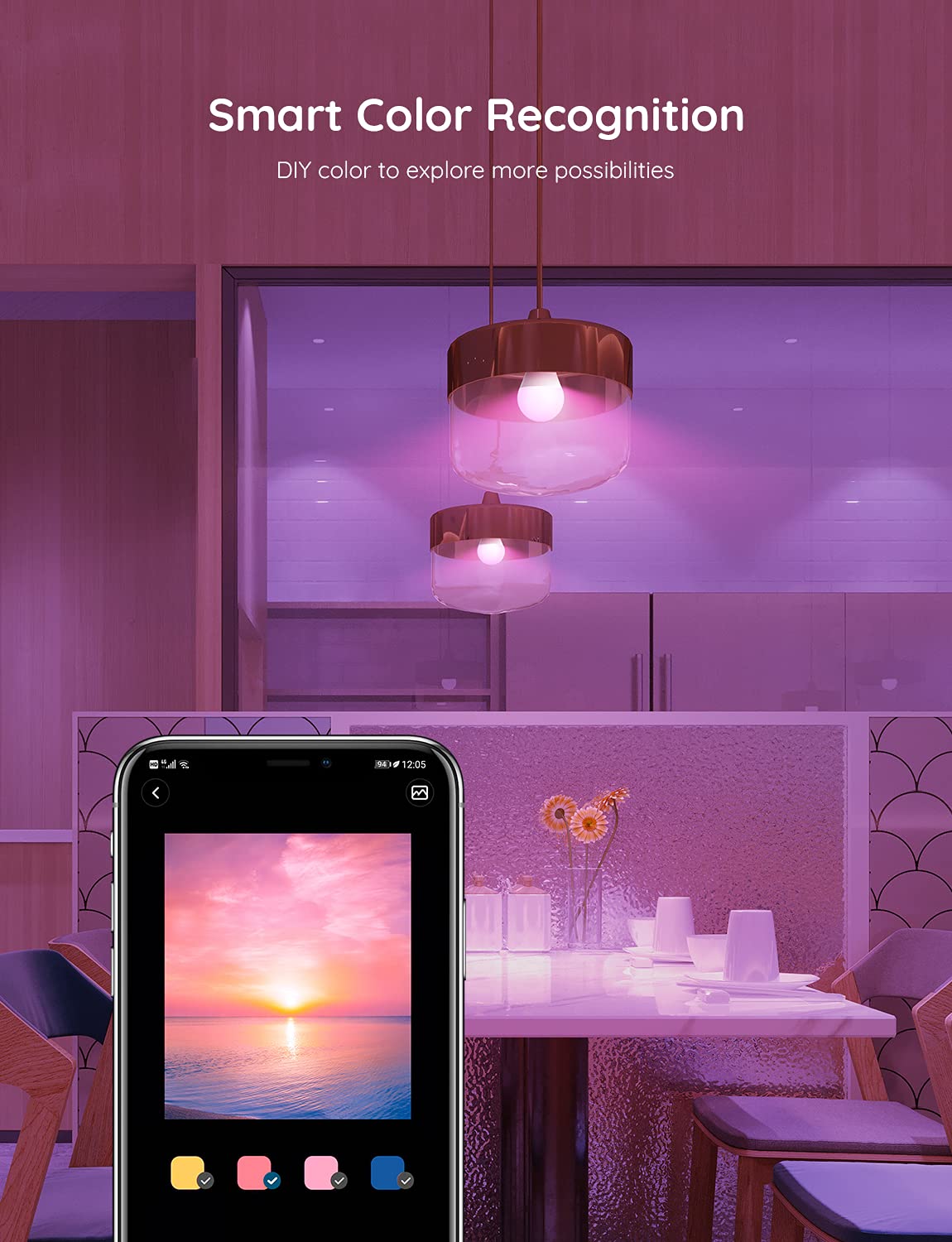 Govee Smart Color Changing Light Bulbs