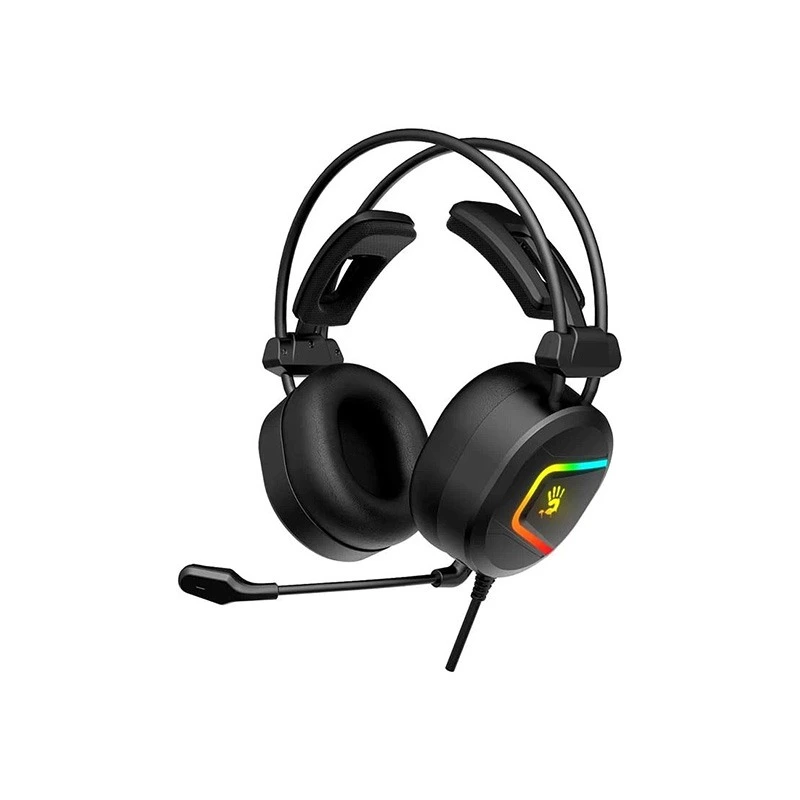 A4tech Bloody MC750 RGB ANC Wired Gaming Headset (Black)