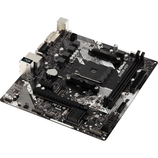 ASROCK B450M-HDV R4.0 AMD Motherboard