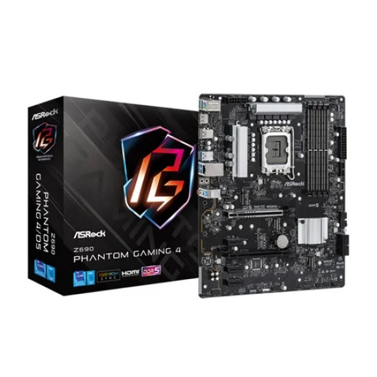ASROCK Z690 PHANTOM GAMING 4 ATX 12TH GEN INTEL MOTHERBOARD