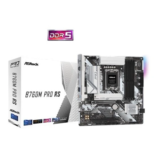 ASRock B760M Pro RS DDR5 Intel 14th Gen Micro ATX Motherboard