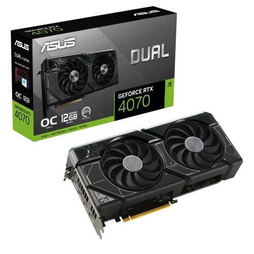 ASUS Dual GeForce RTX 4070 OC Edition 12GB GDDR6X Graphics Card