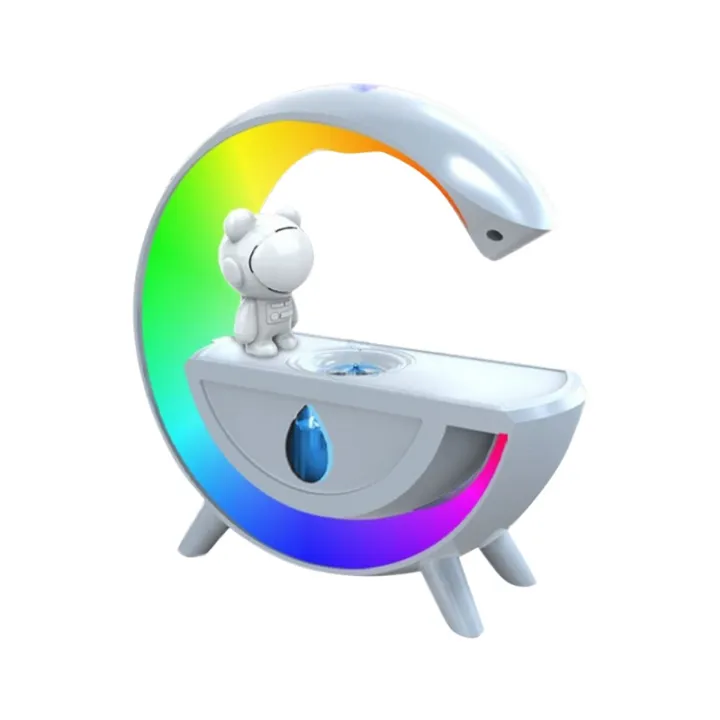 Anti- Air Humidifier 350ml RGB Light Ultrasonic Humidifier with Bluetooth 5.0 Speaker for Home Office