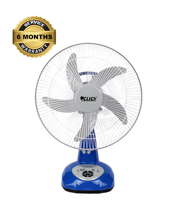 CLICK Rechargeable Table Fan 14"