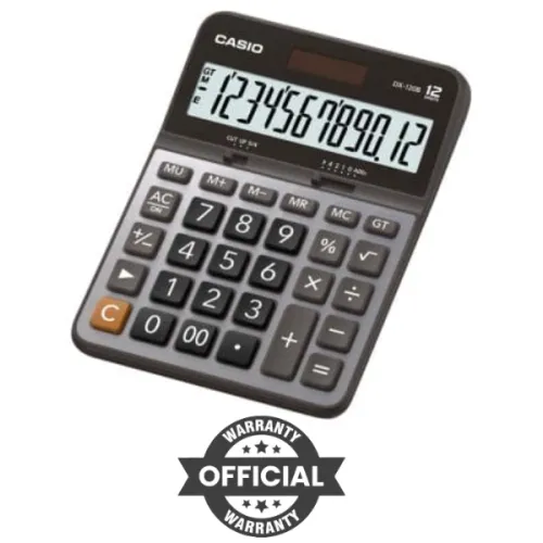 Casio DX-120B Basic Calculator – Effortless Precision for Everyday Calculations