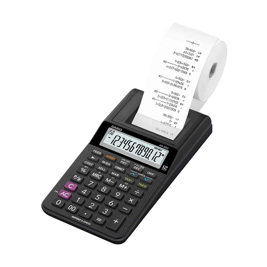 Casio HR-8RC Printing Calculator – Efficiency Meets Portability