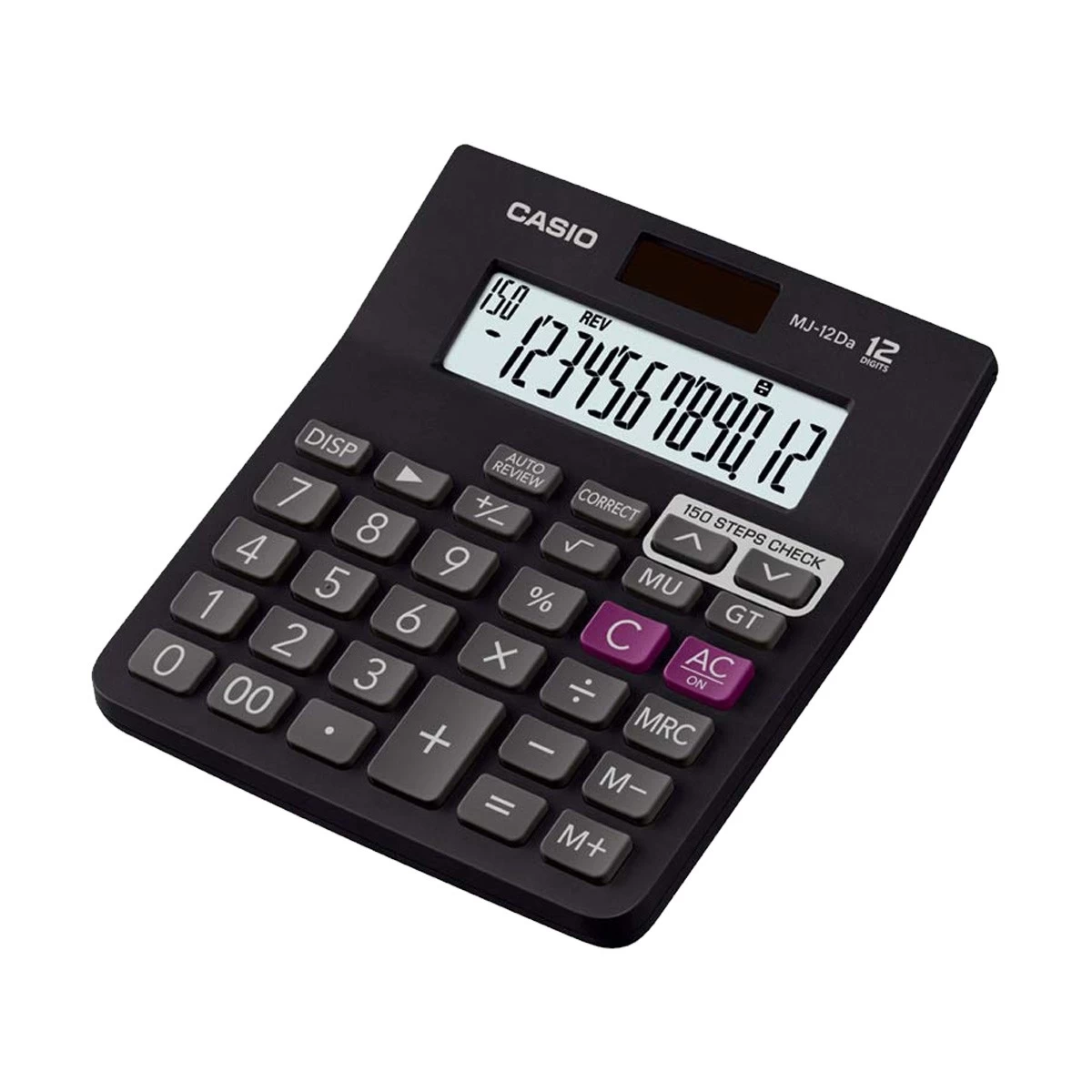 Casio MJ-12DA Check &amp; Correct Basic Calculator – Precision and Ease