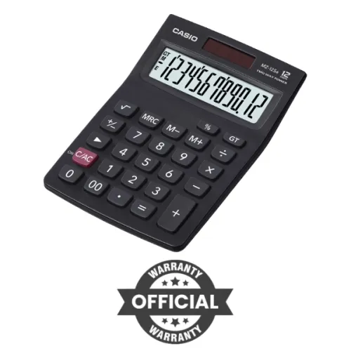 Casio MZ-12Sa Basic Calculator – Ergonomic Efficiency for Everyday Calculations