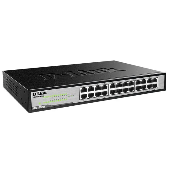 D-Link DGS-1024D 24 Port 10/100/1000 Unmanaged Rack Mount Switch