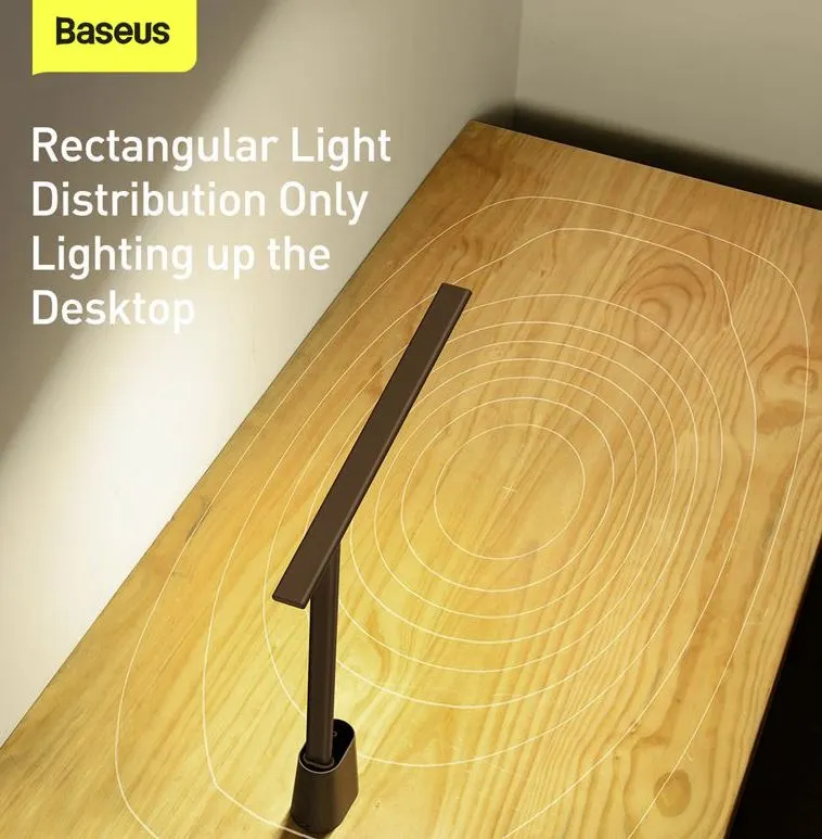BASEUS Smart Eye Series Rechargeable Folding Reading Desk Lamp Smart Light – Dark Grey DGZG-0G