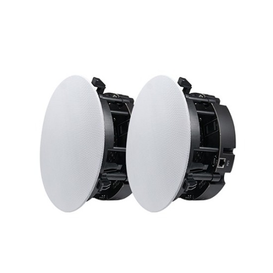 DSPPA DW2235 6.5 Inch 2-Way Stereo WiFi &amp; Bluetooth Ceiling PA Speaker