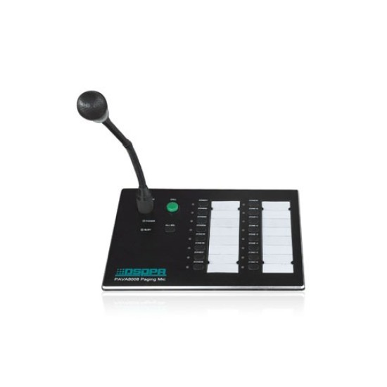 DSPPA PAVA8008 Integrated Voice Alarm PA System Remote Paging Station