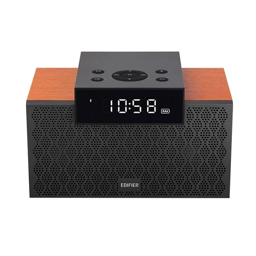 Edifier MP260 Portable Bluetooth 5.0 Speaker With Alarm Clock (Brown)