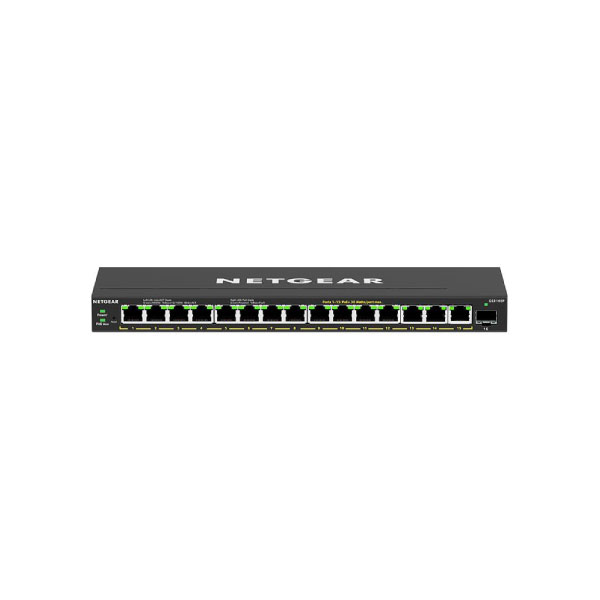 Netgear GS316EP 15-Port PoE+ Gigabit Ethernet Plus Manage + 1 SFP Desktop Switch