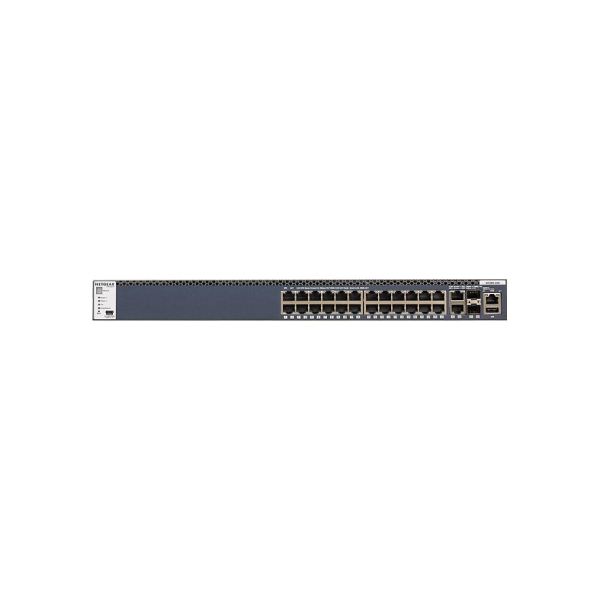 NETGEAR M4300-28G (GSM4328S) 24-PORT GIGABIT ETHERNET+2-PORT 10G ETHERNET+2-PORT SFP+ STACKABLE L3 MANAGED SWITCH