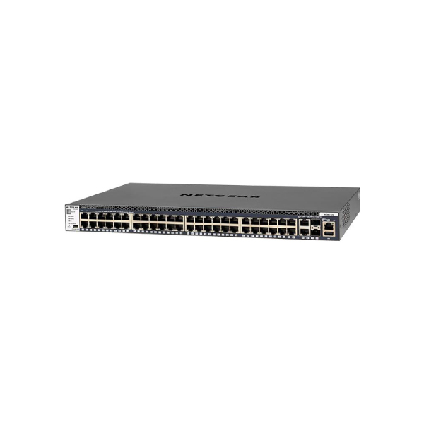 NETGEAR M4300-52G (GSM4352S) 48-PORT GIGABIT ETHERNET+2-PORT 10G ETHERNET+2-PORT SFP+ STACKABLE L3 MANAGED SWITCH