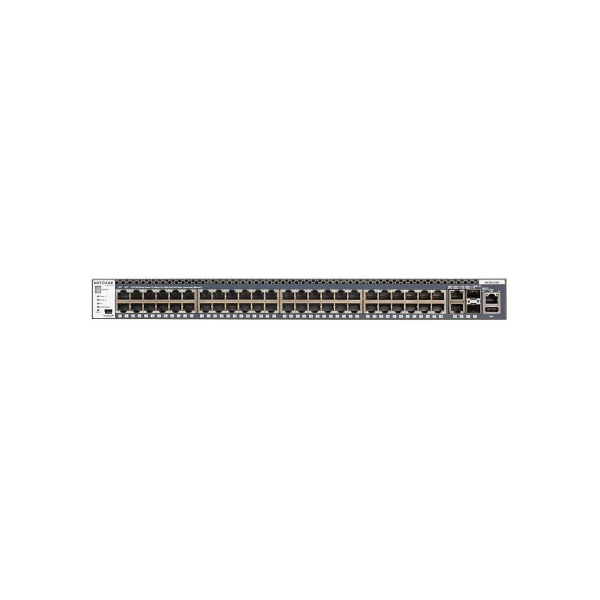 NETGEAR M4300-52G (GSM4352S) 48-PORT GIGABIT ETHERNET+2-PORT 10G ETHERNET+2-PORT SFP+ STACKABLE L3 MANAGED SWITCH