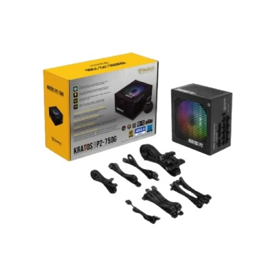 Gamdias KRATOS P2-750G 750W RGB ATX 3.0 Power Supply