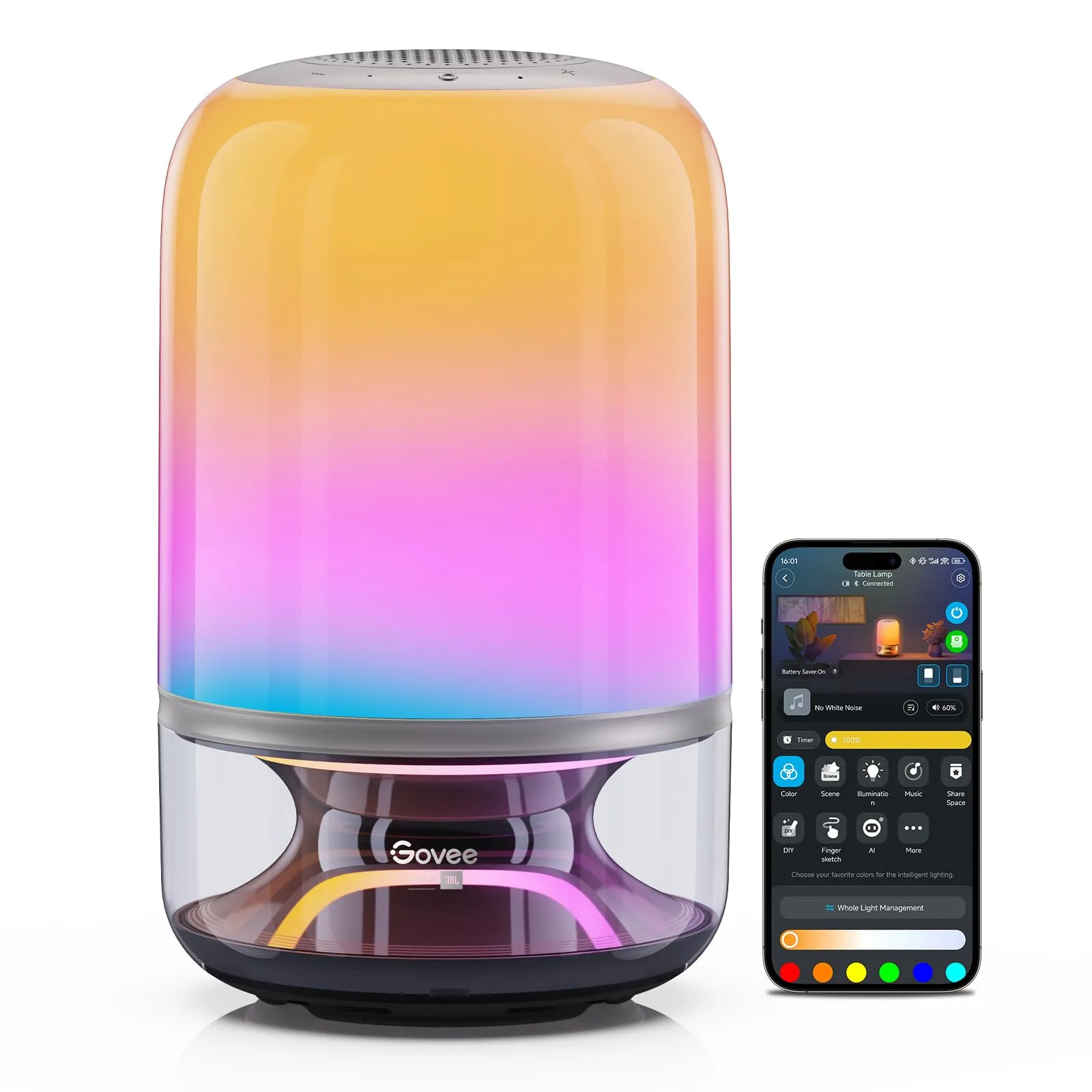 GoveeTable Lamp 2 Pro x Sound by JBL