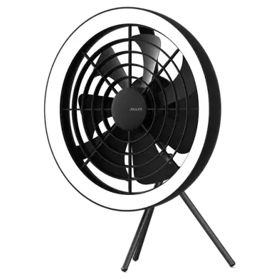 JISULIFE FA17 Outdoor LED Ceiling Fan with Mini Tripod Stand