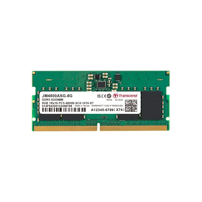 Transcend 8GB JM DDR5 4800 SO-DIMM LAPTOP RAM