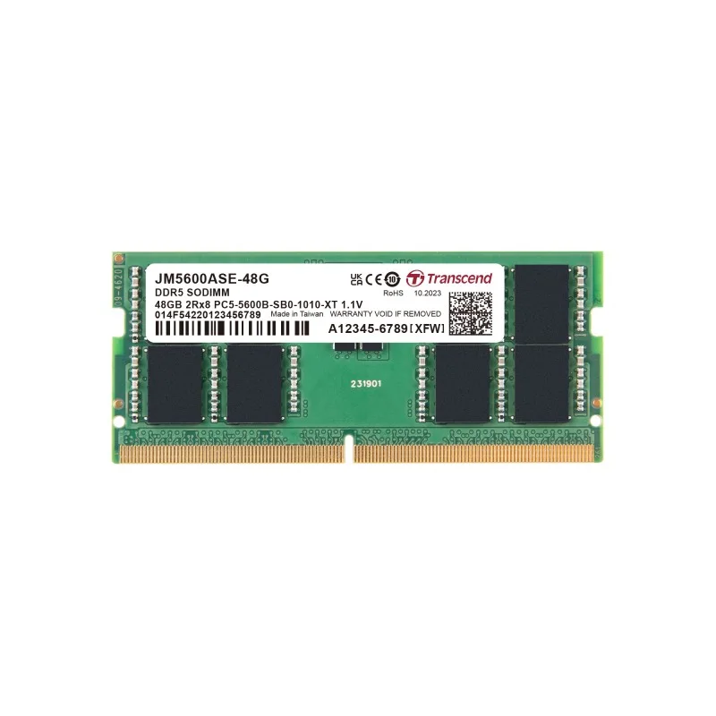 Transcend 48GB JM DDR5 5600Mhz SO-DIMM Laptop RAM