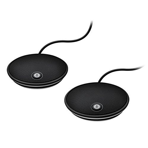 Logitech Group Expansion Microphones (Pair) for Larger Video &amp; Audio Conferencing