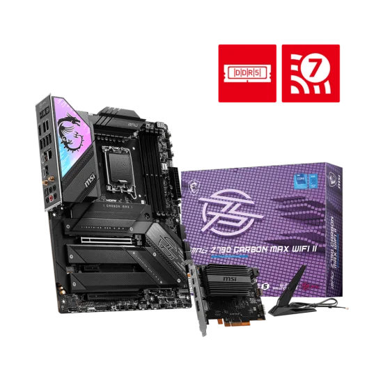MSI MPG Z790 CARBON MAX WIFI II DDR5 13th Gen ATX Motherboard