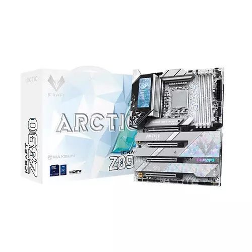 Maxsun iCraft Z890 Arctic Wi-Fi 7 DDR5 ATX Motherboard