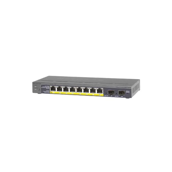 NETGEAR GS110TP 8-PORT GIGABIT SMART SWITCH W/8-PORT PoE &amp; 2-SFP PORT