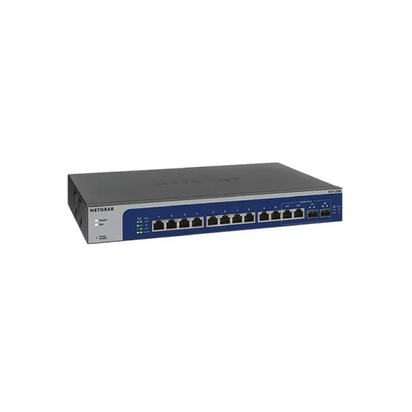 NETGEAR XS512EM 12-PORT 10G-GIGABIT/MULTI-GIGABIT ETHARNET SWITCH (2 CCOMBO SFP+ PORTS) PLUS MANAGED SWITCH