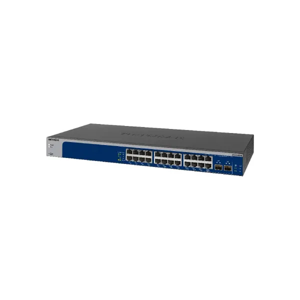 NETGEAR XS724EM 24-PORT 10G-GIGABIT/MULTI-GIGABIT ETHERNET SWITCH WITH 2 DEDICATED SFP+ PORTS PLUS MANAGED SWITCH