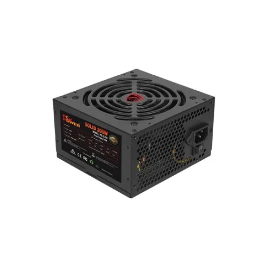 PC Power PS-S-200 200W ATX Non Modular Power Supply (Black)