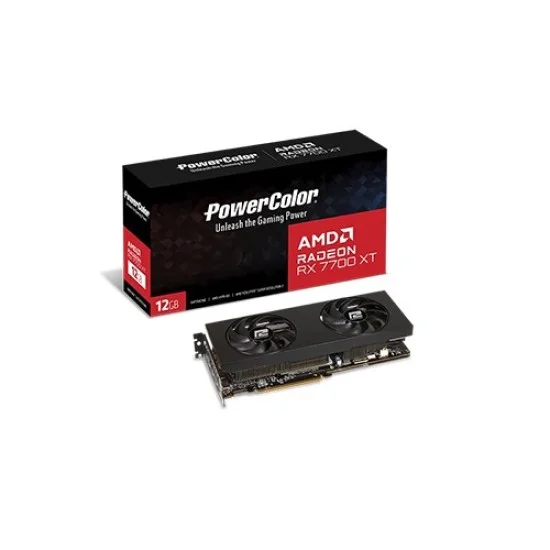 PowerColor AMD Radeon RX 7700 XT 12GB GDDR6 Graphics Card