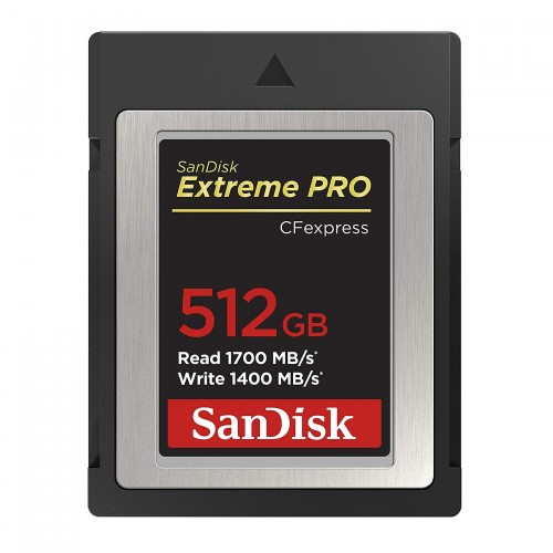 SanDisk Extreme Pro CFexpress 512GB 1700 MB/s Compact Flash Type-B Memory Card