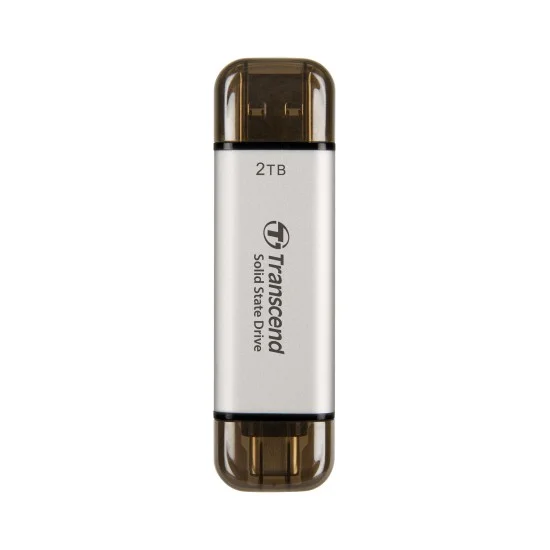 Transcend 2TB ESD310S Type C Portable SSD SIlver