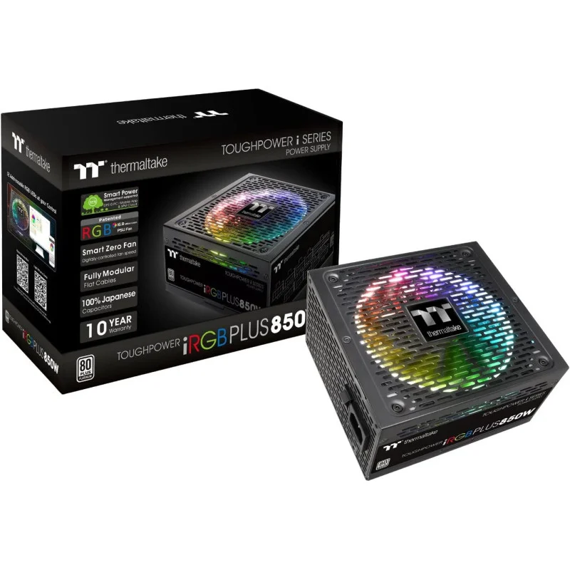 Thermaltake Toughpower IRGB PLUS 850W Gold 80 Plus TT Premium Edition Power Supply Unit