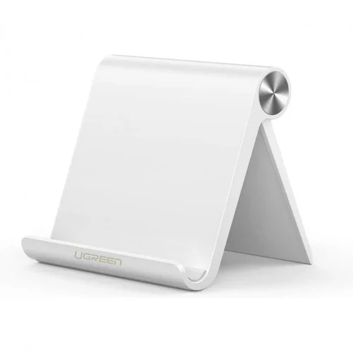 Ugreen Adjustable Portable Multi-Angle Tablet Stand (White)
